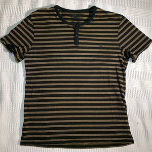 Black & Yellow Striped Tshirt